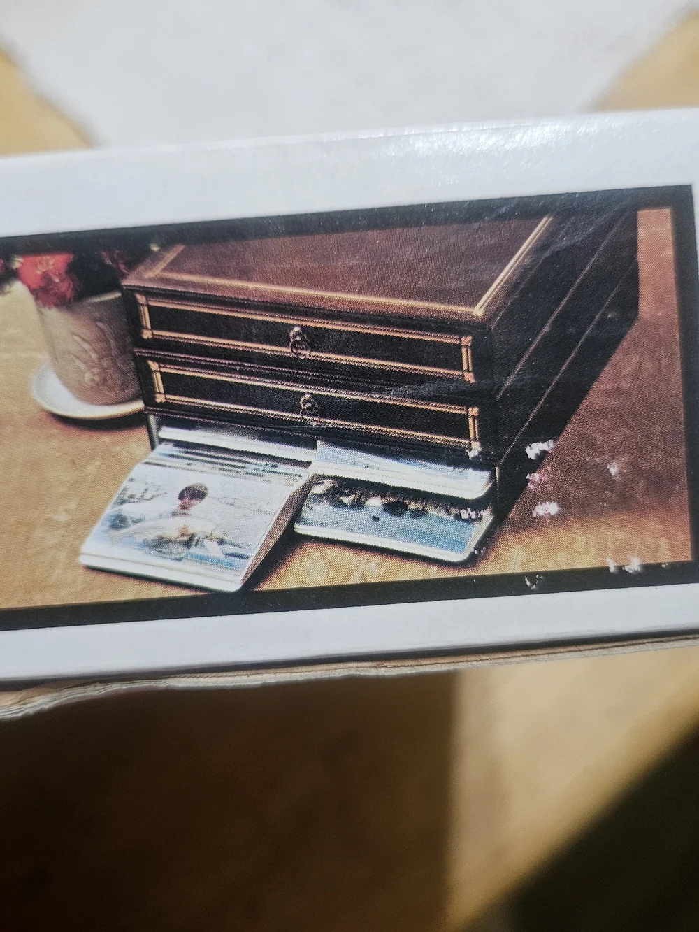 Sears Photo Treasure Chest - Black Photo Display Chest